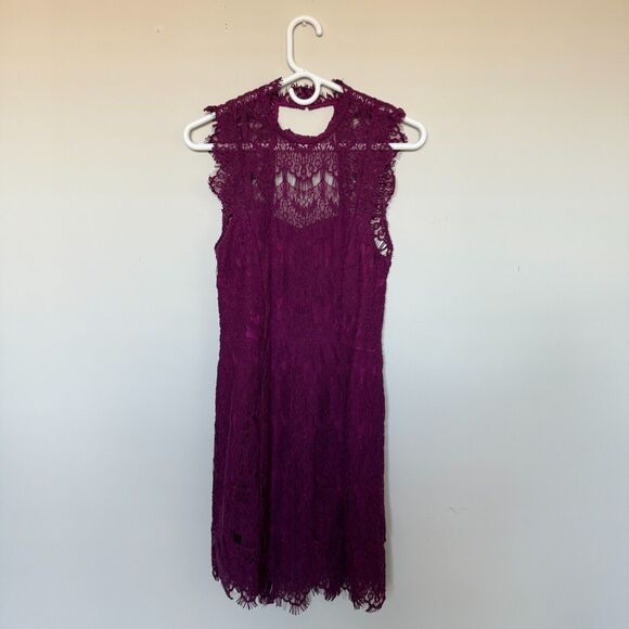 Free People Intimately Womens Lace Daydream Dress Small Open Back Romantic - Picture 3 of 9